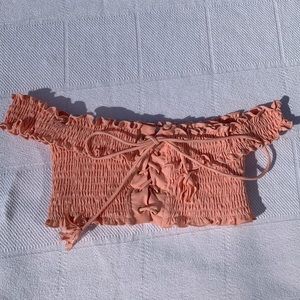 off the shoulder Bathing suit top